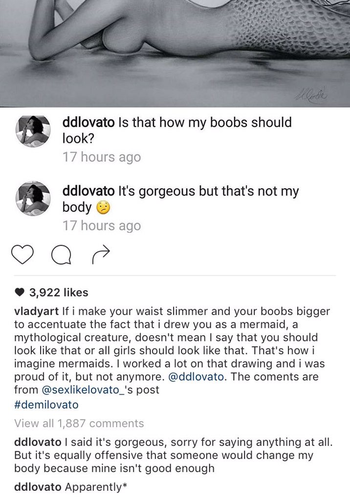 Shady Music Backup on Twitter: "Demi Lovato criticised a Fans ...