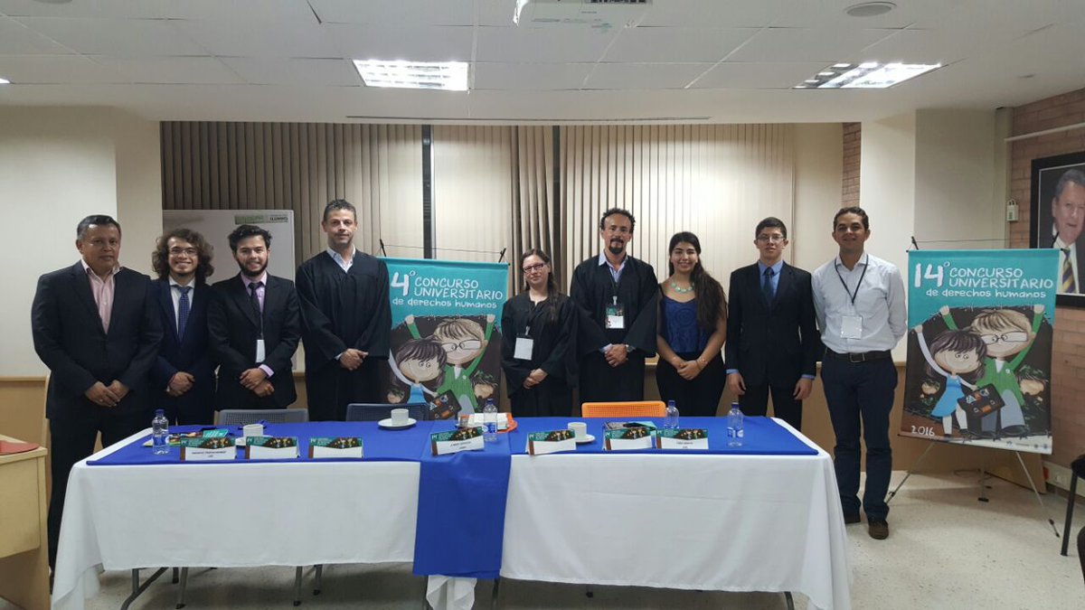 ConcursoU_DDHH's tweet image. El #CUDH concluyó hoy su fase oral. La U ganadora es la @derechounal, el segundo lugar la @USergioArboleda ¡Felicitaciones a los ganadores!