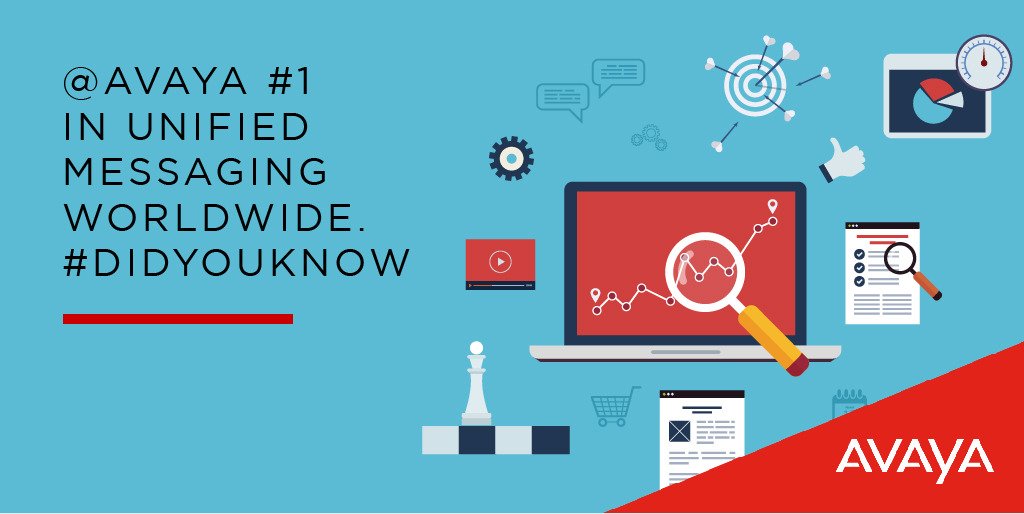 Avaya's tweet image. .@Avaya #1 in unified messaging worldwide. #DidYouKnow srm.avaya.com/h8UZ