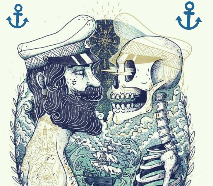 AngeloJaar's tweet image. Todo lo que hacemos en la vida tendrá su eco en un futuro... #skulls #Navy