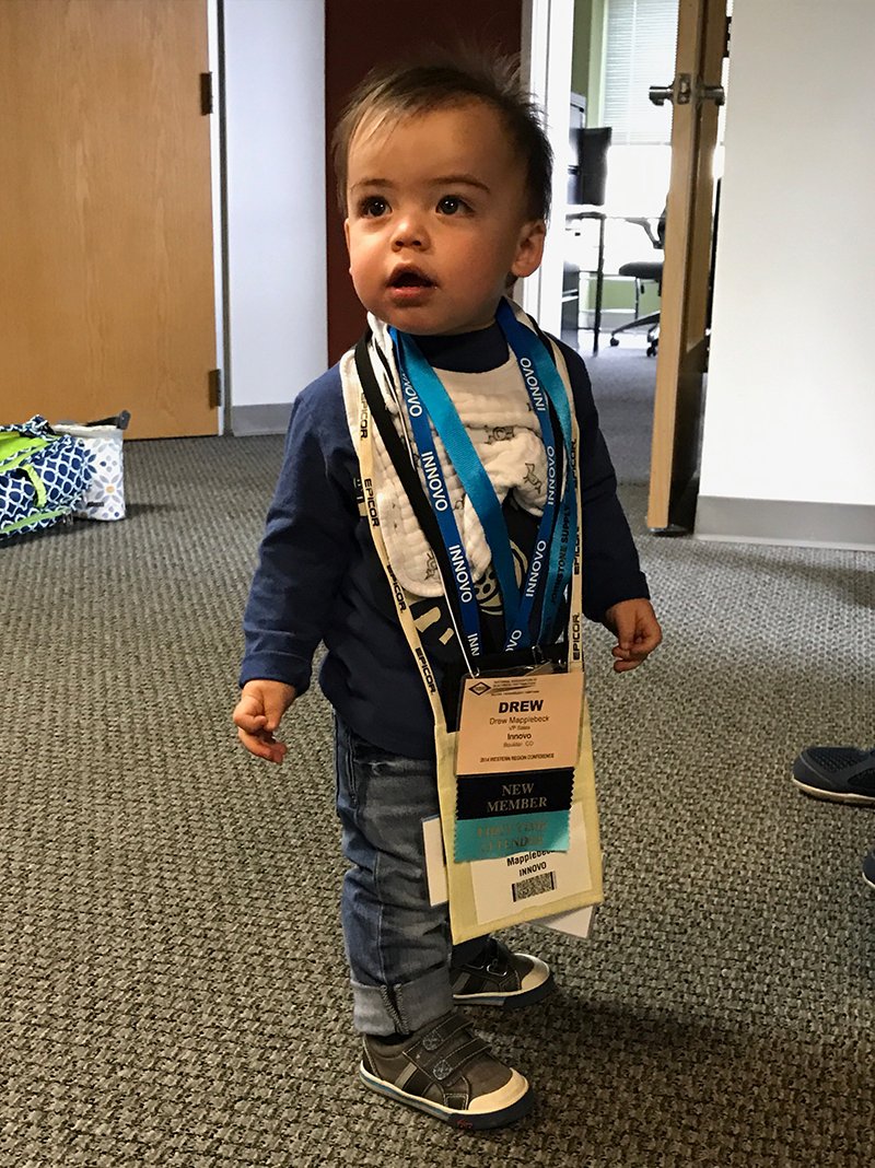 Announcing Innovo’s newest VP of Sales — ready for the conference circuit!