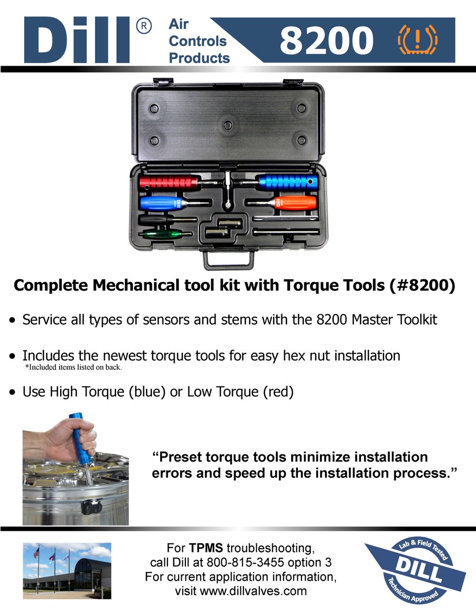 Dill Tpms Application Chart 2017