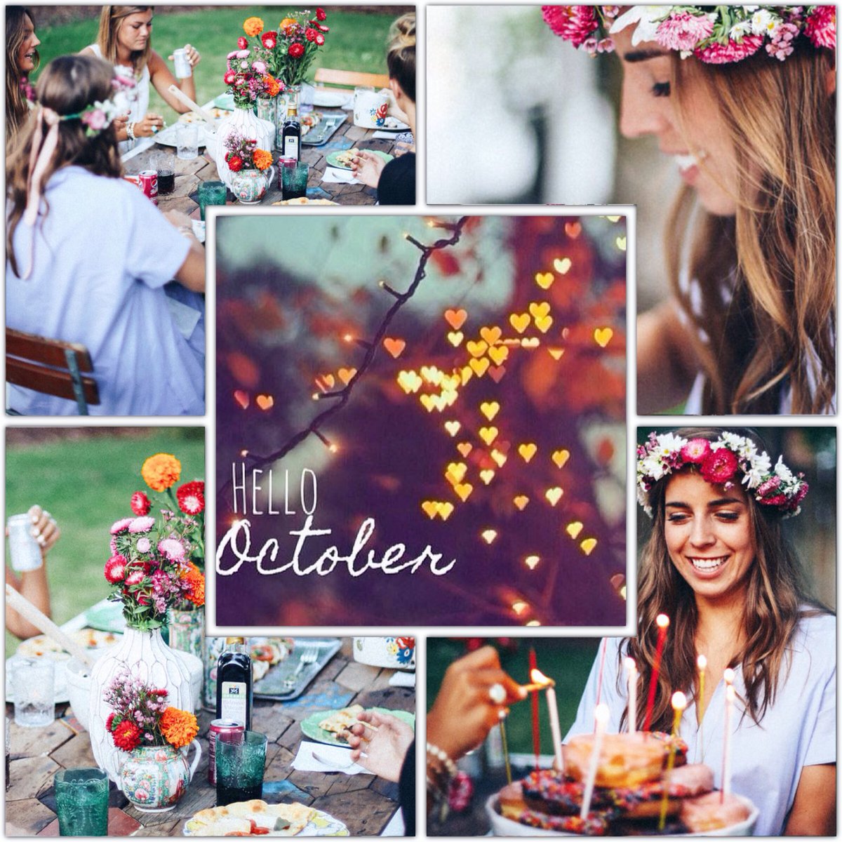 Hallo Oktober! Gezellig met z'n allen in de tuin kan nog wel: bestel een heerlijke taart bij onze bakkers: cakesplaza.com