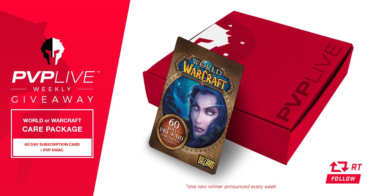 PVPLive's tweet image. RT &amp;amp; Follow!
We are giving away a TWO 60 day subscriptions for you #Warcraft fans to enjoy #Legion!
Enter Here: gleam.io/z2cNJ/world-of…