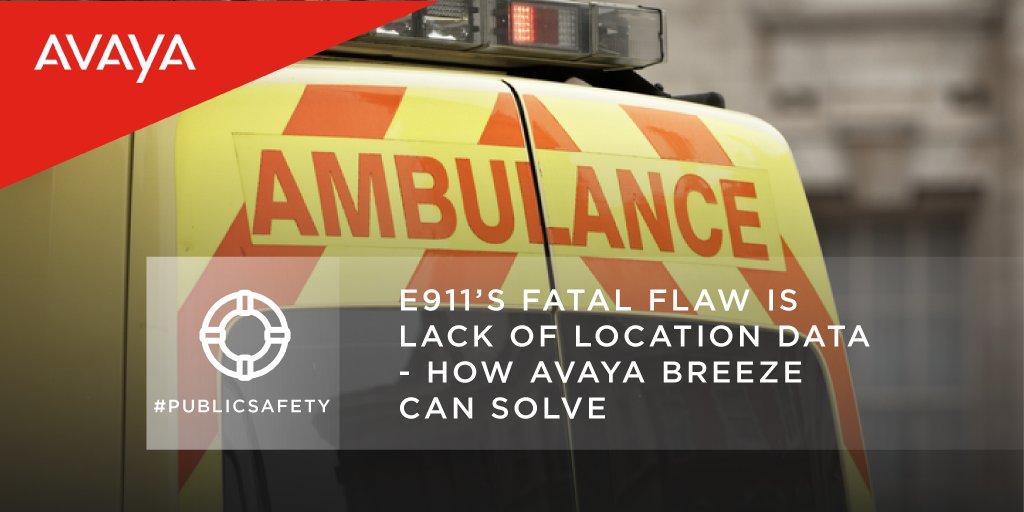 Avaya's tweet image. .@Avaya understands there are better ways to deliver #publicsafety &amp;amp; #emergency services. srm.avaya.com/P0cB