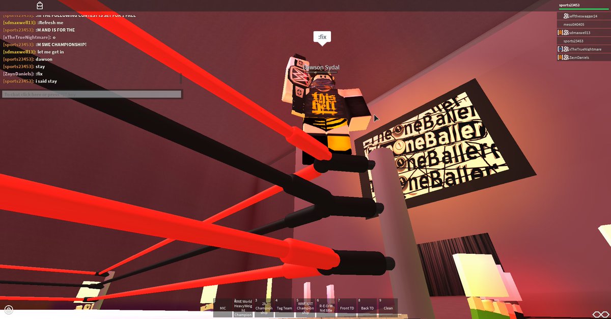 SWERblx1's tweet photo. @SWERblx1 Title on the line! @Dawson_Sydal11 defends against #NightBalor! #SWESmackdown https://t.co/7odhQdTtTm
