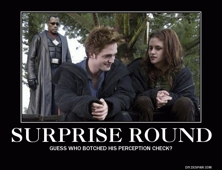 WisSave's tweet photo. Still gets me every time! #stillabetterlovestorythantwilight #passiveperception #surprise #dnd https://t.co/h7NCPDNRiZ
