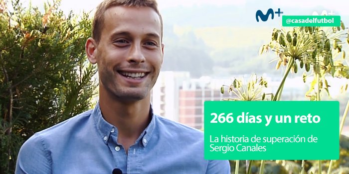 266 días y un reto. <a href="/SergioCanales/">Sergio Canales</a>
VER reportaje completo: movistarplus.es/video/266-dias…