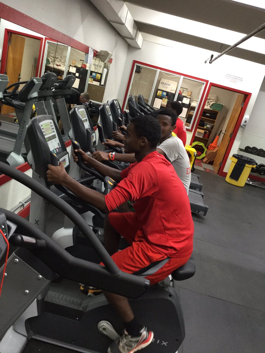 SSCardsXCTF's tweet photo. Thanks @SSCCardBoosters for the cardio equipment! The Sioux City XC Champs appreciate it! #cardpride #werunssc https://t.co/3L2l9NCGxG