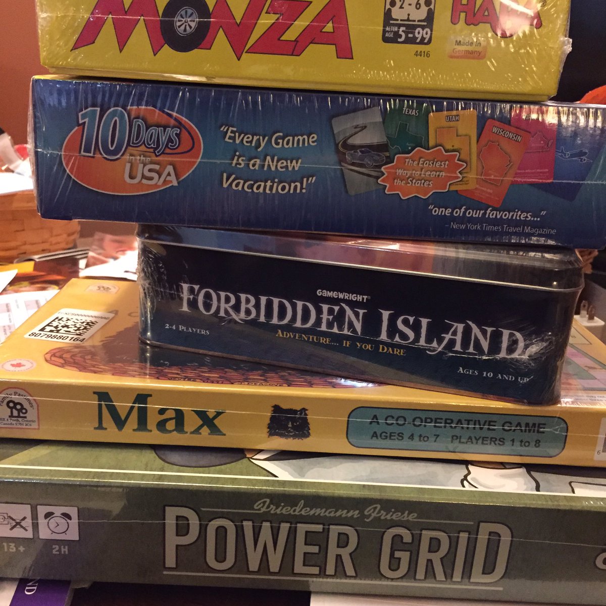 carolynvibbert's tweet photo. This gamer may be shopping a bit too much. This is only today's delivery! #AASLgame https://t.co/JaXirvJJXX