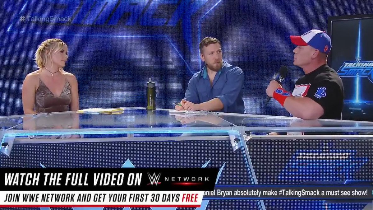 Actions speak louder than words, but there's a time and place for #TalkingSmack. Watch it . #WWENoMercy