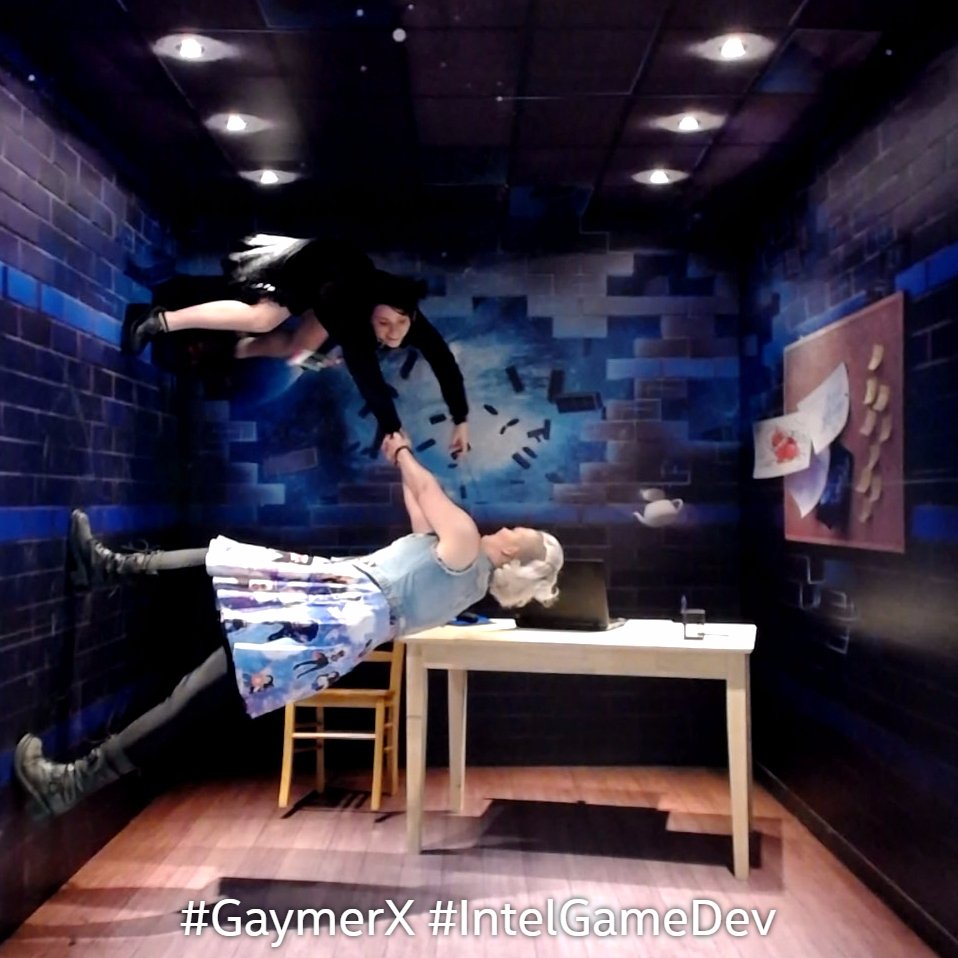 DenaliWinter's tweet image. tfw your partner is about to be sucked into a space void #gaymerx #IntelGameDev