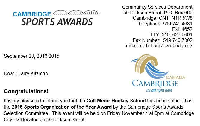 GMHS1967's tweet image. So proud to have a strong group of volunteers over the years! Congrats to you all! This is your award! @ALLIANCE_Hockey #InitiationProgram