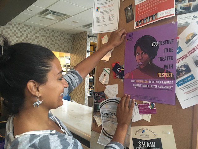 New posters for Domestic Violence Awareness Month remind people that they deserve respect.