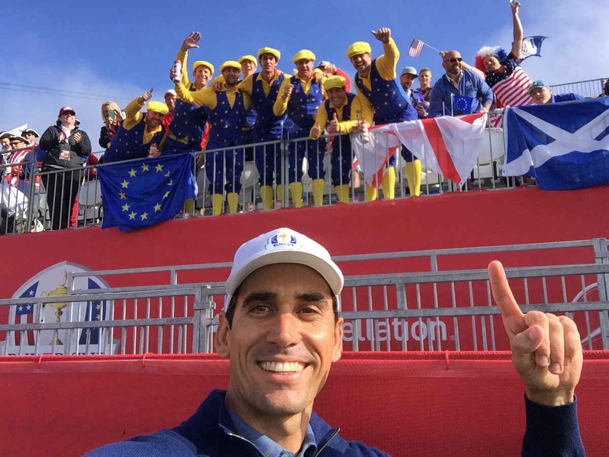 Rafa Cabrera Bello (@rcabrerabello) on Twitter photo Thanks for our supporters out there today!! A lot of Americans but nice to see that we have many Europeans too! <a href="/RyderCupEurope/">Ryder Cup Europe</a> #TeamEurope Thanks for our supporters out there today!! A lot of Americans but nice to see that we have many Europeans too! <a href="/RyderCupEurope/">Ryder Cup Europe</a> #TeamEurope