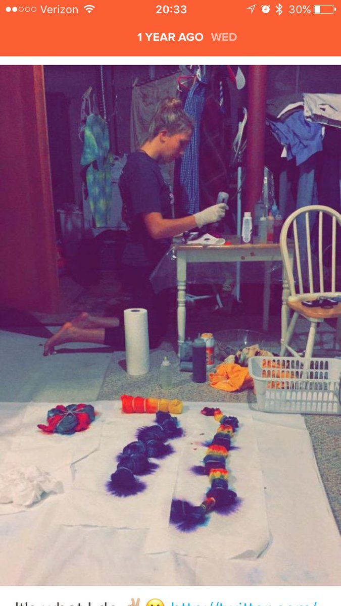 Already a year ago and still going strong with the dyes