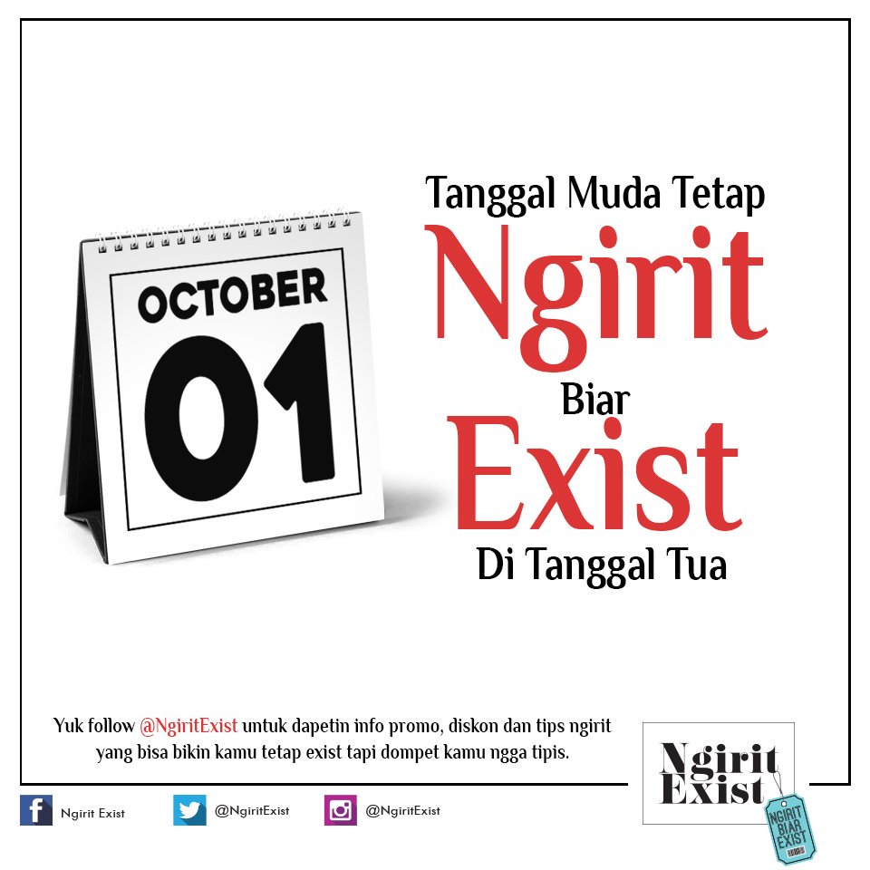 NgiritExist's tweet photo. Halo Oktober https://t.co/Zm0gwZXqXE