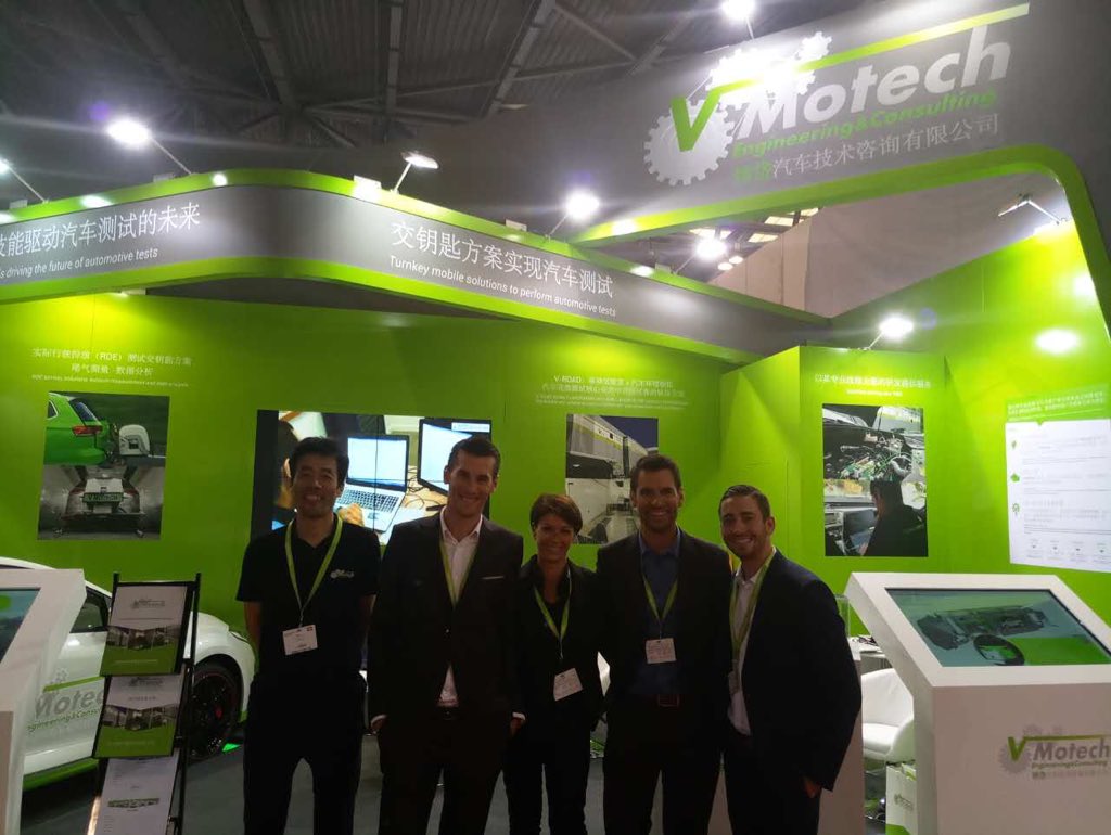 equipe #VMotech China termine #Testing Expo a #Shanghai
