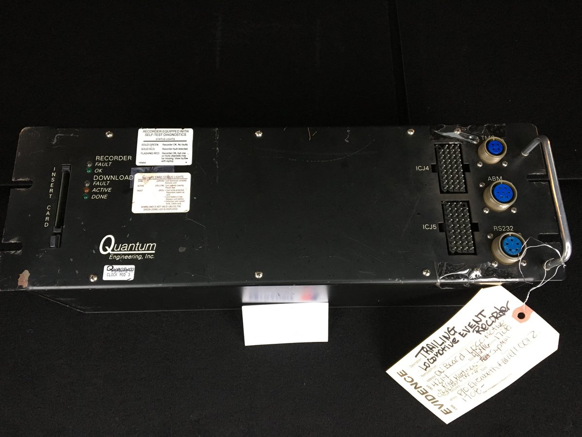 Image of event recorder from Hoboken accident locomotive avail for download at
