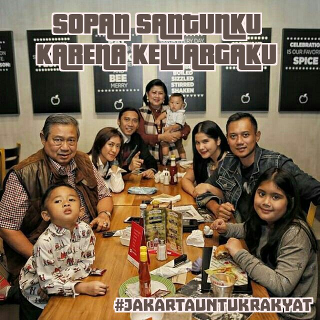 Membangun Karakter dari sebuah keluarga. <a href="/AgusYudhoyono/">Agus Harimurti Yudhoyono (AHY)</a> <a href="/AgusAnnisaLover/">Annisa Pohan Lovers</a> <a href="/SBYudhoyono/">S. B. Yudhoyono</a> <a href="/PDemokrat/">Partai Demokrat</a> <a href="/FPD_DPR/">Fraksi Partai Demokrat DPR-RI</a> #JakartaUntukRakyat #Pilgub2017
