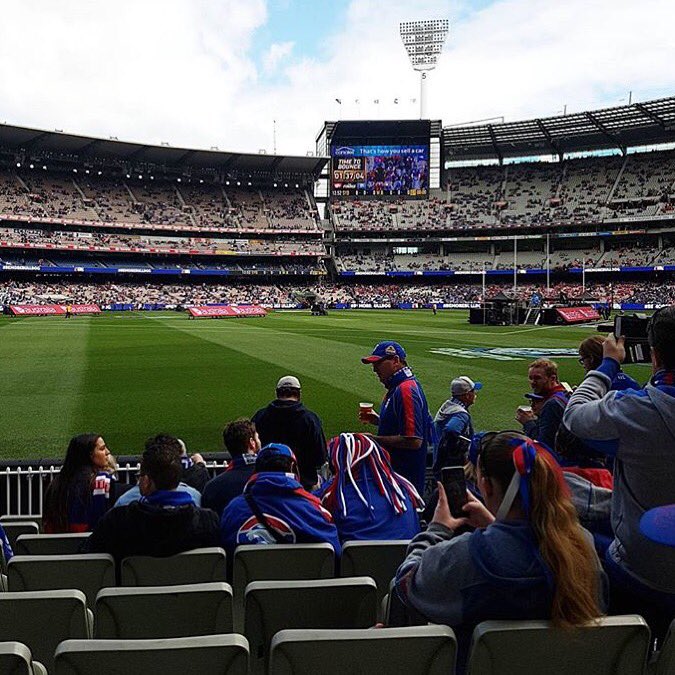 Getting ready for the big one. Bring it on. #AFLGF