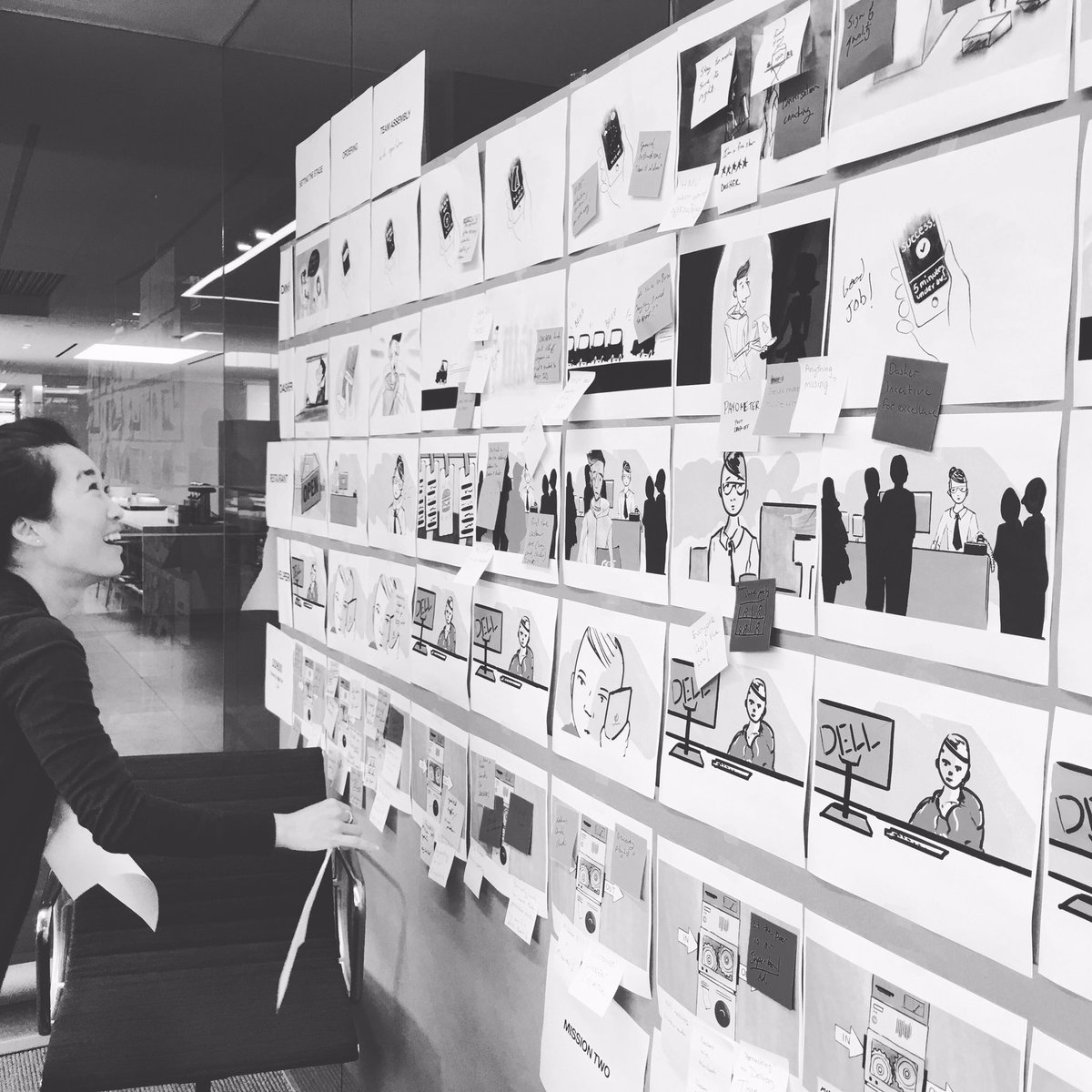 buckhouse's tweet image. What's it like to work at the @sequoia creative lab? This pic gives a hint... @colbay @bond_alexandra and I drawing and laughing 4 product