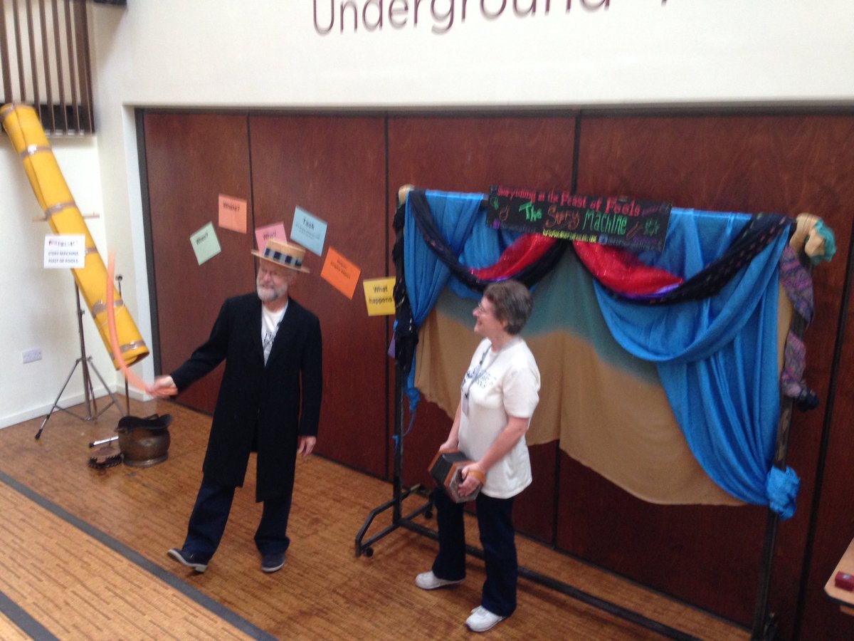 FOFStorytelling's tweet photo. The tales have already started to be concocted! Join us @RoyalDerngate #RDFunpalaces #FunPalaces https://t.co/JmksFEvbFb