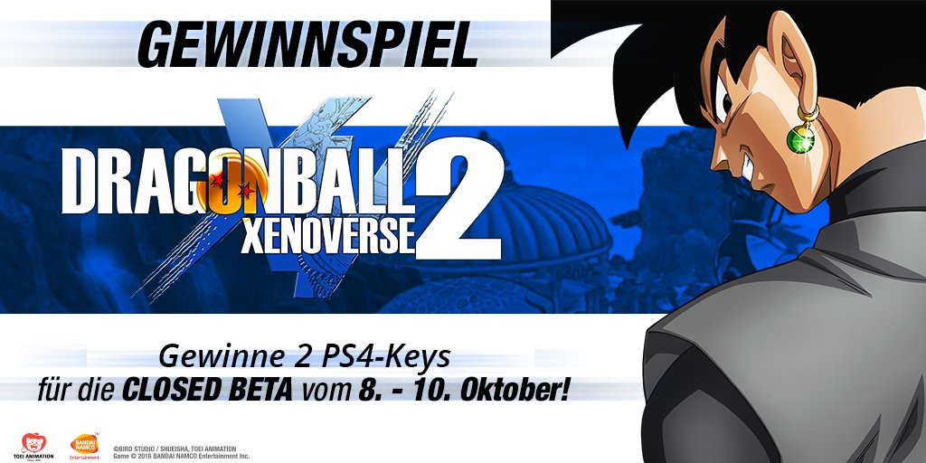PlayStationDE's tweet image. Gewinnt für euch und eine/n MitstreiterIn Keys zur Closed Beta von #DragonBallXenoverse2! Mehr Infos → bit.ly/2cGvdHS
