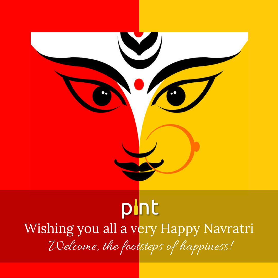 Pint_Fashion's tweet photo. The carrier of prosperity &amp; tranquility is on her way. Prepare to welcome the footsteps of happiness. Pint wishes everyone #HappyNavratri https://t.co/HLZgWhRoJG