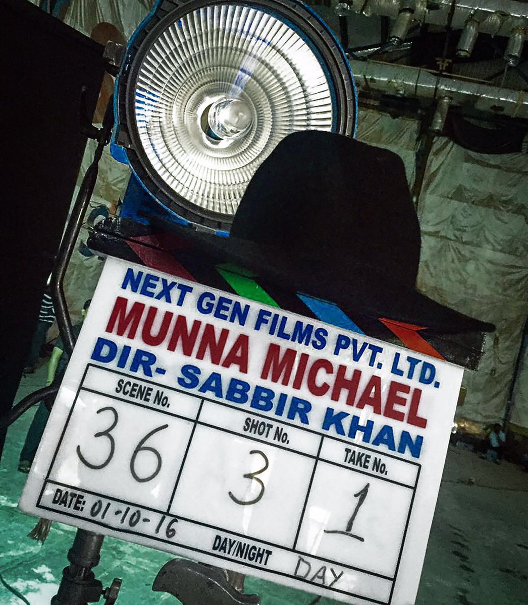 Shooting of #MunnaMichael *ring @iTIGERSHROFF @AgerwalNidhhi kickstarts today @sabbir24x7 @ErosNow