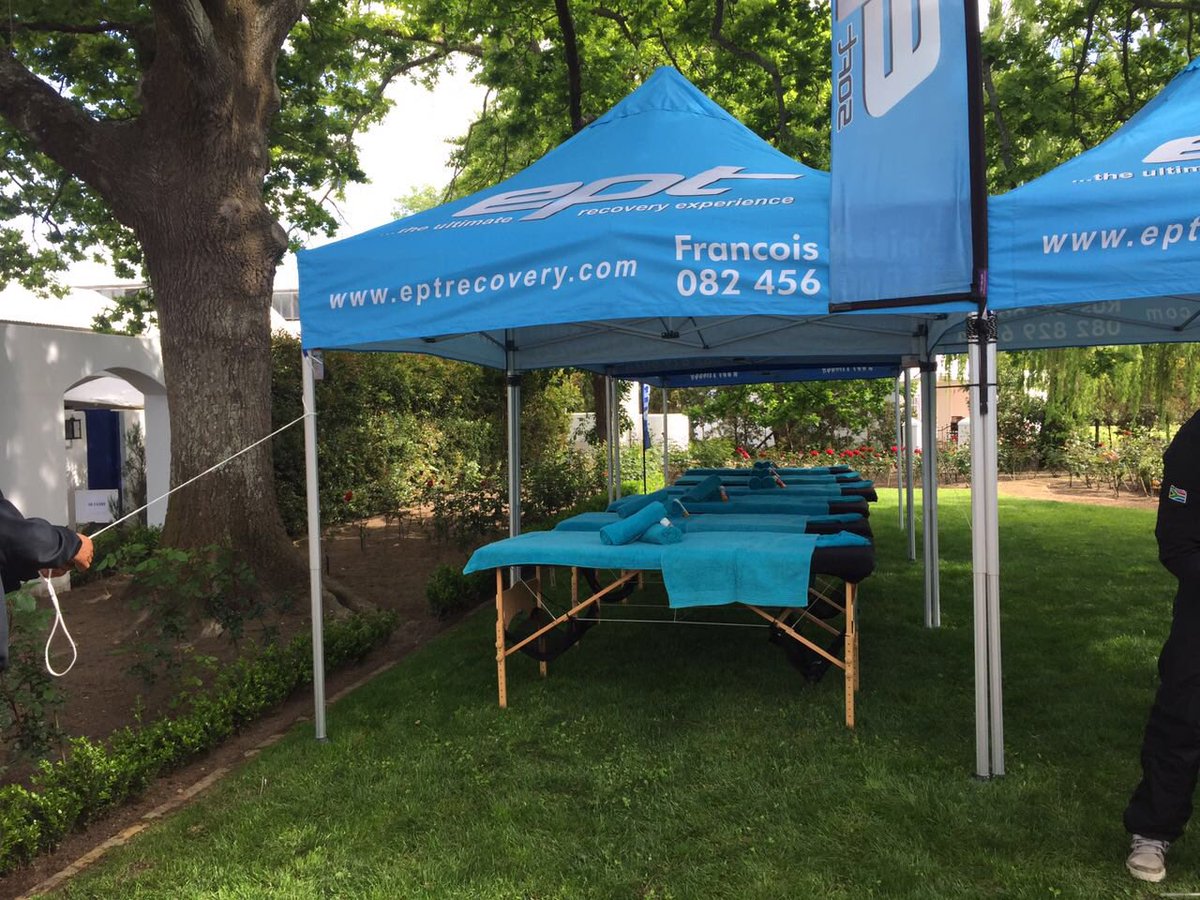 Complementary recovery massages from <a href="/FNBSA/">FNB South Africa</a> <a href="/VarsityMTB/">Varsity MTB</a>  <a href="/DeepHeatZA/">Deep Heat</a>   <a href="/ASG_Events/">ASG Events</a> #clever-recovery