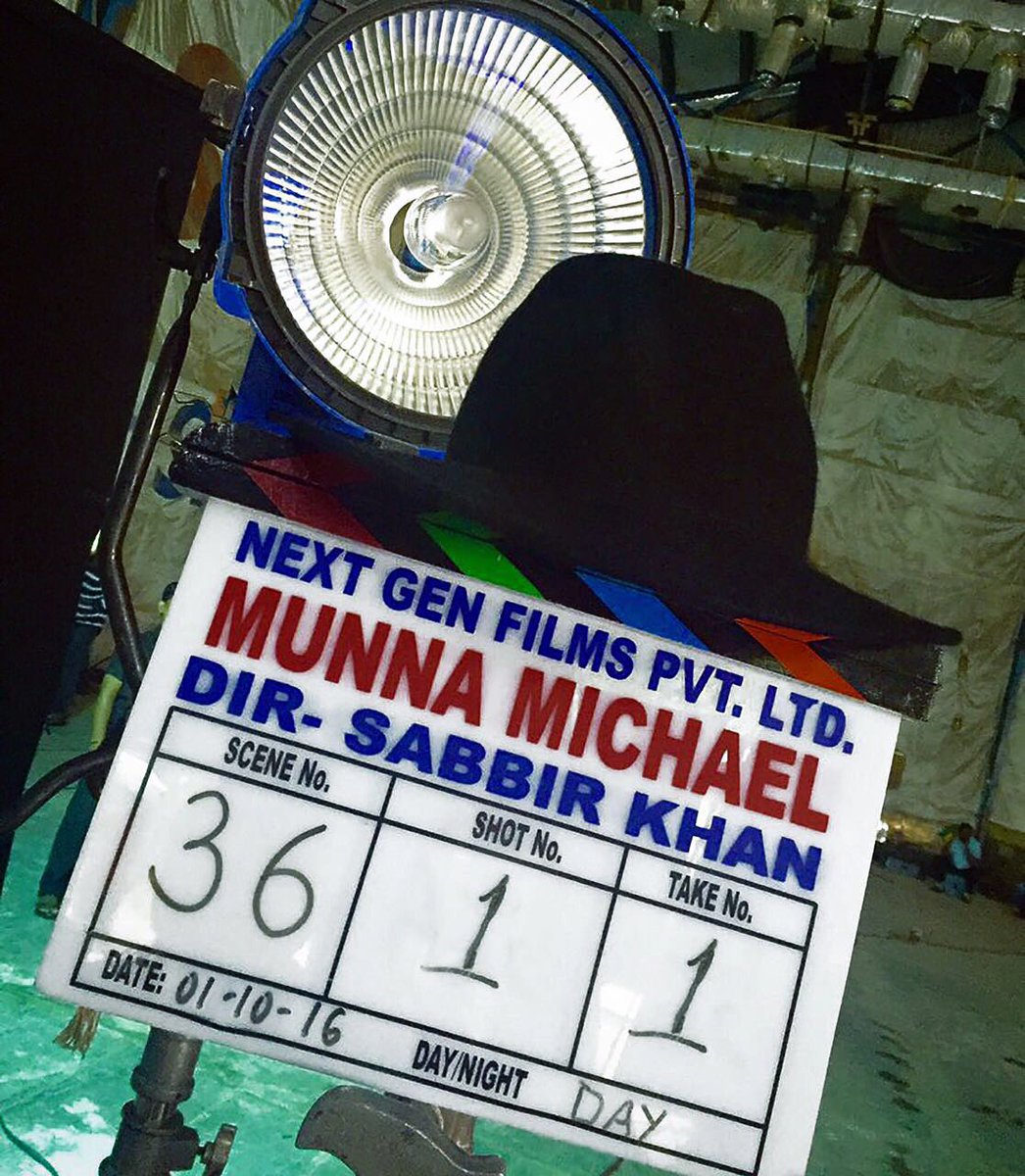 New journey, new team, dedicated to my hero, the king of entertainment. Hope ur watching. #MunnaMichael 🙏 @sabbir24x7 @ErosNow @vikirajani