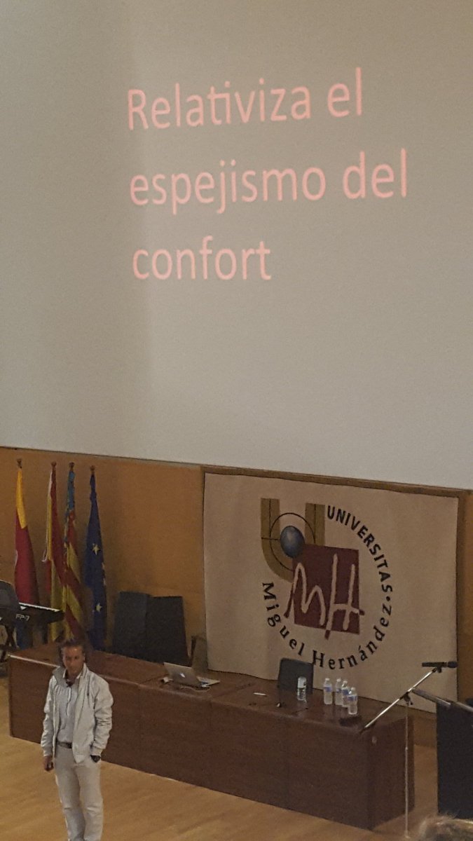 #ForoCoachingElche Relativiza el espejismo del confort @josejuanagudo