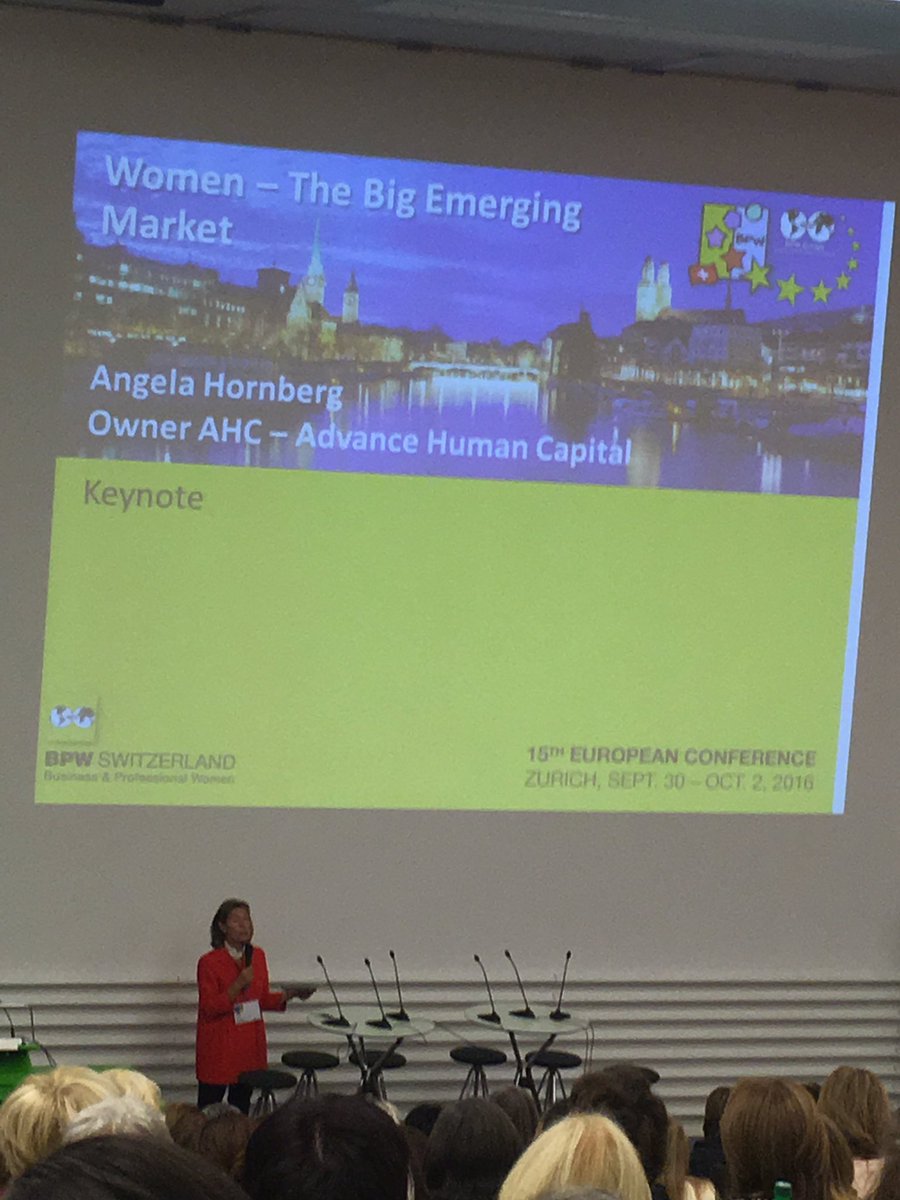 With humour about the female market #bpwzurich16