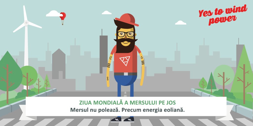 YesToWindPowerR's tweet image. Mersul pe jos nu poluează. Asemenea energiei eoliene. 
#WorldWalkingDay #EnergyHipster