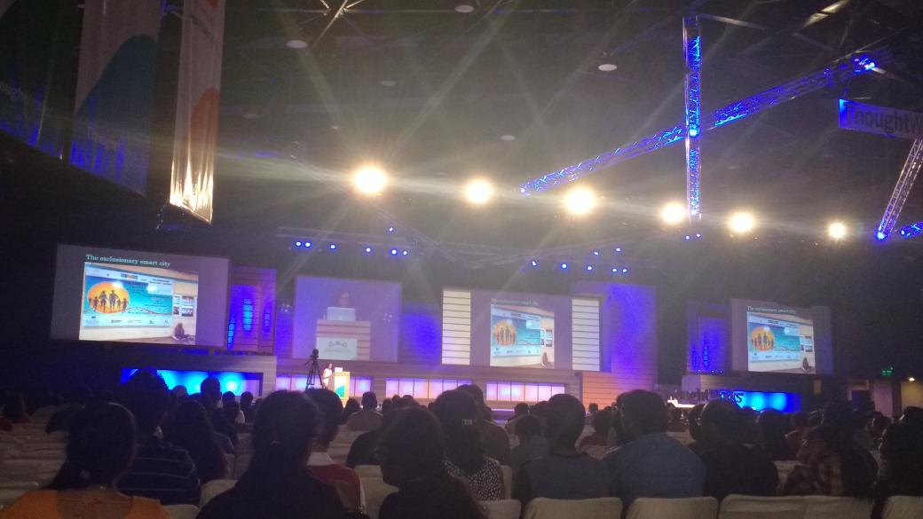 GopinathLangote's tweet image. Anoya Datta talking about :_ "hashtag citizenship" and social justice in India's 100 smart cities challenge. 【 ZALJT #devcode 】 #twiawayday