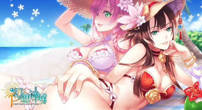 仕事繪  会社の暑中見舞い ♯幻想神域 