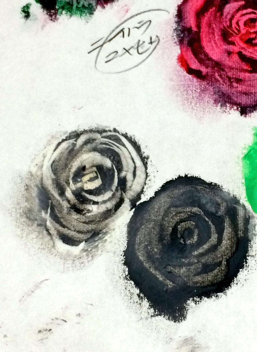 絵描きさんは参考に クレヨンで簡単に薔薇が描ける方法 Togetter
