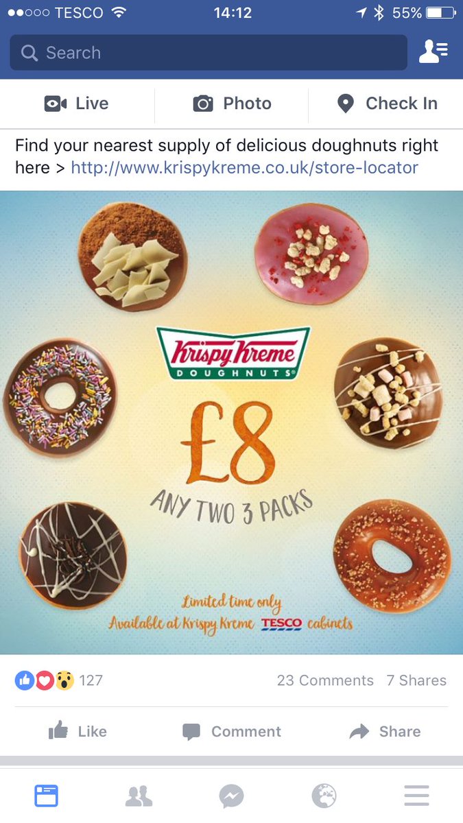 Piccadilly Express loving KrispyKreme