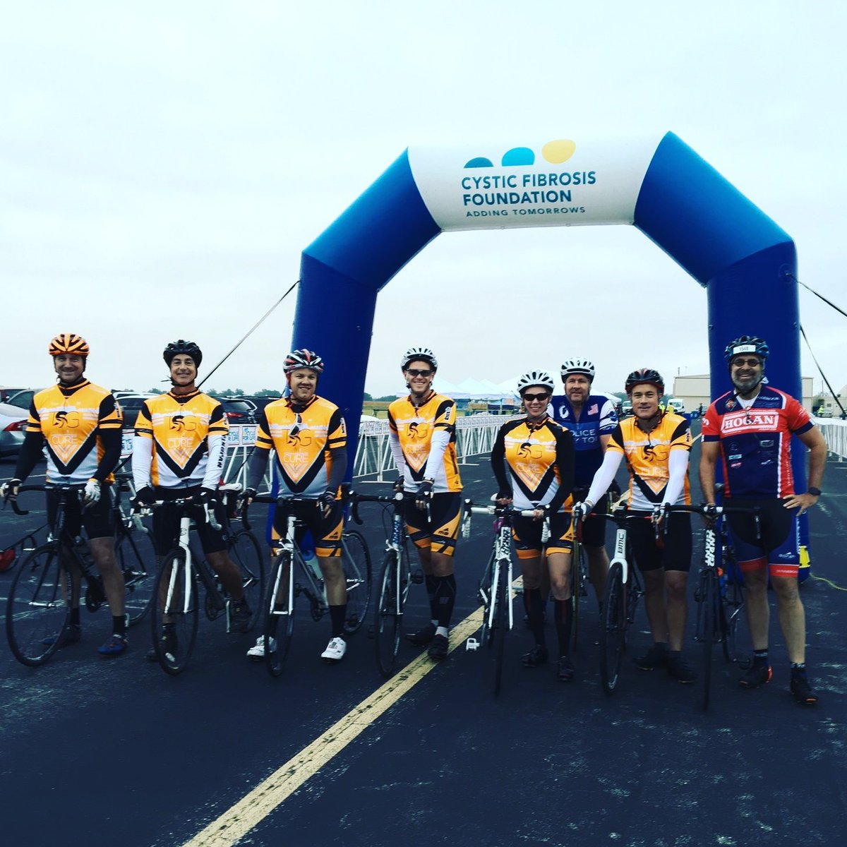 CFF_STL's tweet photo. It's Cycle for Life today! Our century riders are already on the route w/ 50 & 25 milers joining them soon. #CFFCycleForLife https://t.co/ebZ4BledLA