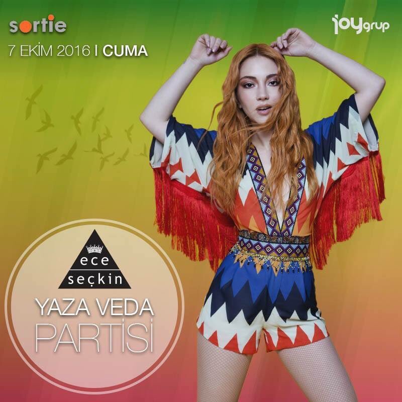 joygrup's tweet photo. Yaza en güzel vedayı 7 ekim cuma günü @EceSeckinCom ile @sortiesortie de yapıyoruz. Biletler Biletixde! @ufukergin #yazaveda https://t.co/uSeLZ8VpbO