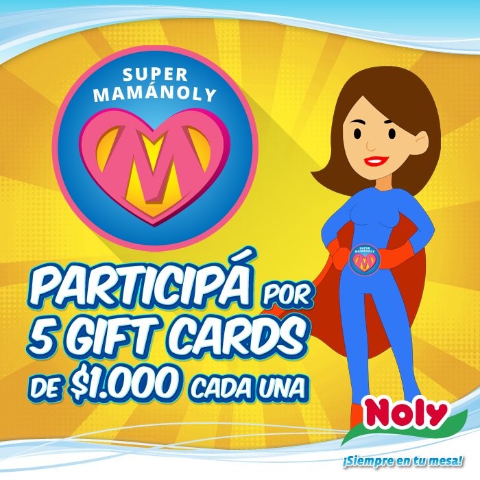 Nolyalimentos's tweet photo. 💟 ¡COMENZÓ #SuperMamáNoly! 💟Regalale lo mejor 🙆🎉
1)Seguinos
2)RT a esta imagen y @ a 3 amigos.
3)¡Ya estas participando! 
#SiempreEnTuMesa https://t.co/ddue1X50XY