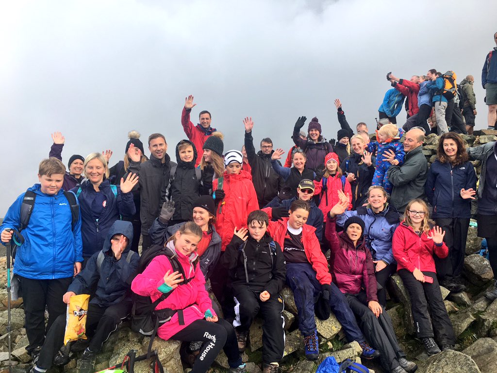 RAW_Adventures's tweet photo. Team @RadnorHouseTW on the summit of #ScafellPike raising funds for #projectLeMonde & having a blast along the way #getoutside https://t.co/MKFYHAI8eJ