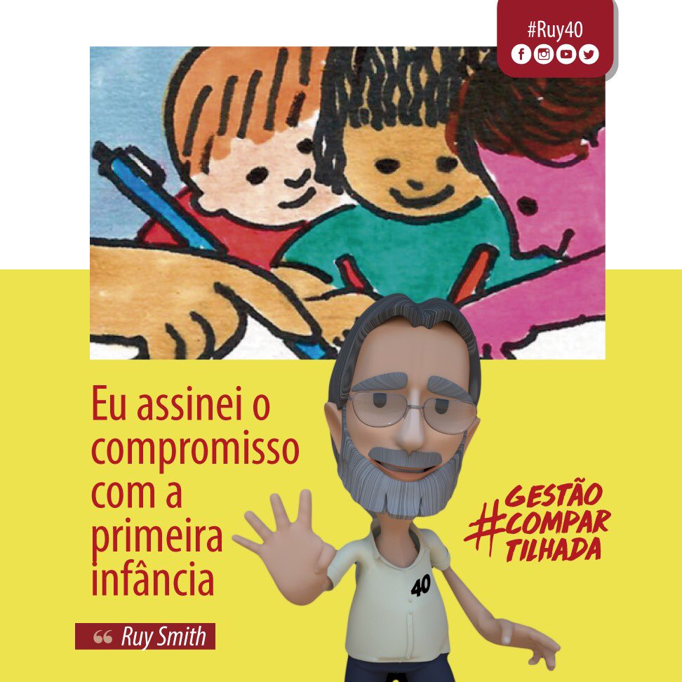 Criança é prioridade! Assumo o compromisso de valorização dos direitos infantis.