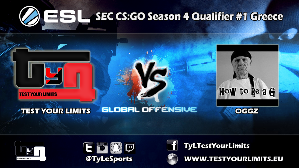 tylesports's tweet photo. TyL.CSGO against oGgz in @ESL #SEC CSGO Greece 1st Qual! Some technical problems with #ESLWire are postponing the game. #TyLeSports https://t.co/eYmo6fXg7F