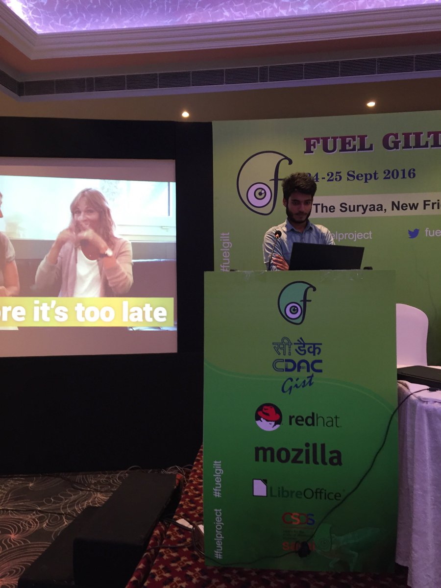 fuelproject's tweet photo. FUEL GILT Conference 2016 : @joshisopan @iamarvindrai Sandeep Gill and Srinidhi https://t.co/cUk9Heg8Aa
