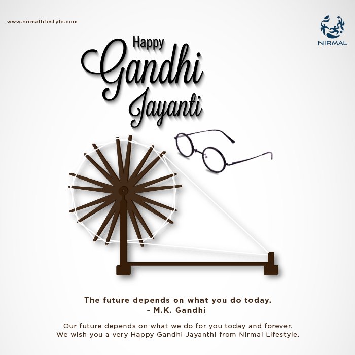 To ensure a better future for you, we are willing to do whatever it takes, just like Mahatma Gandhi. Wishing you a Happy #GandhiJayanti!