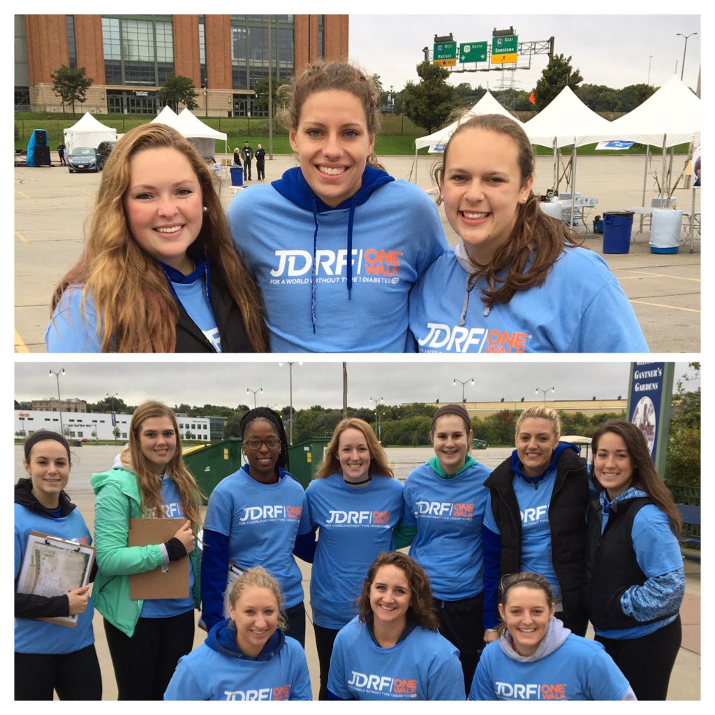TamFerry's tweet photo. So proud of our #CUWWBB team for helping at the #JDRFOneWalk early on a Sat morn! https://t.co/37TUKmWeFb