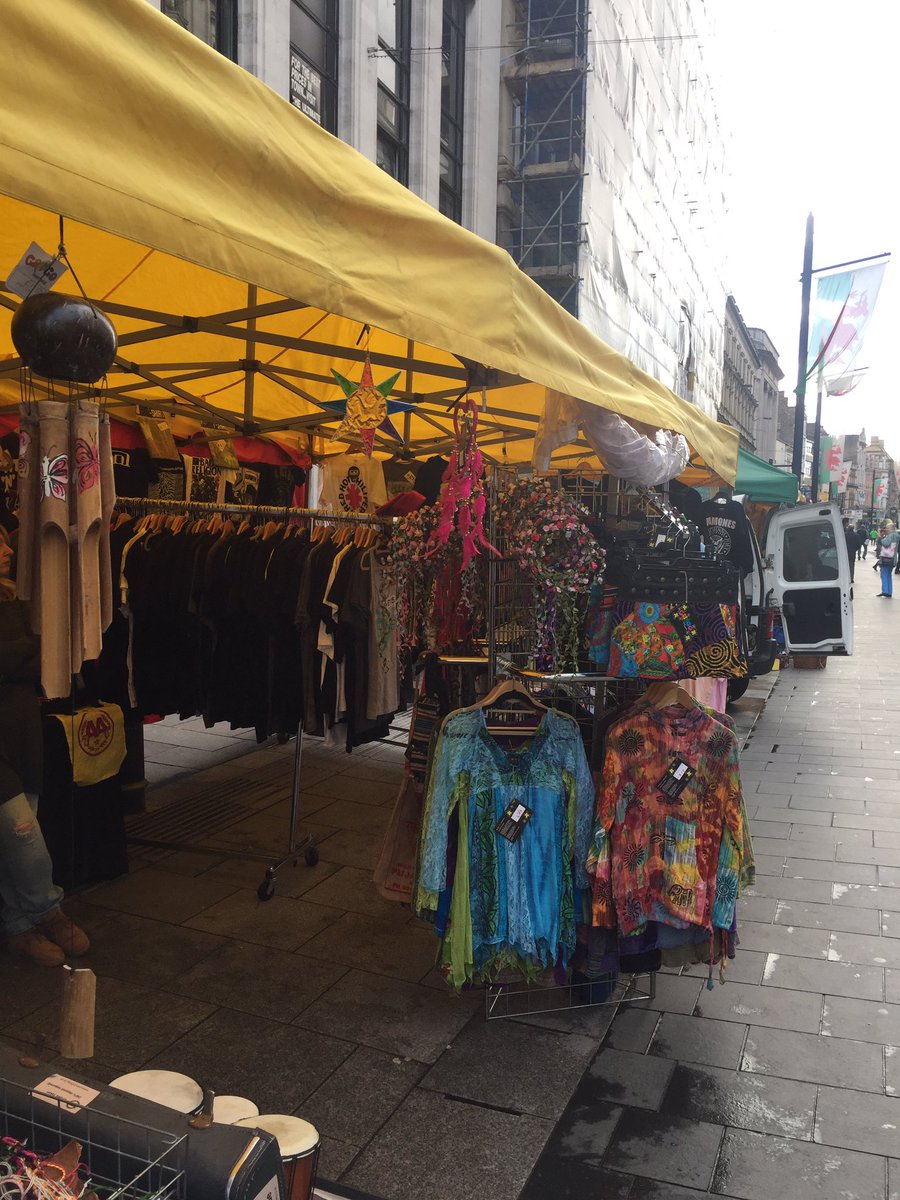 DenClothing's tweet photo. @StMaryStMarket all day! #officialmerch #fairtrade #shoplocalwales https://t.co/YDHQypdeXy