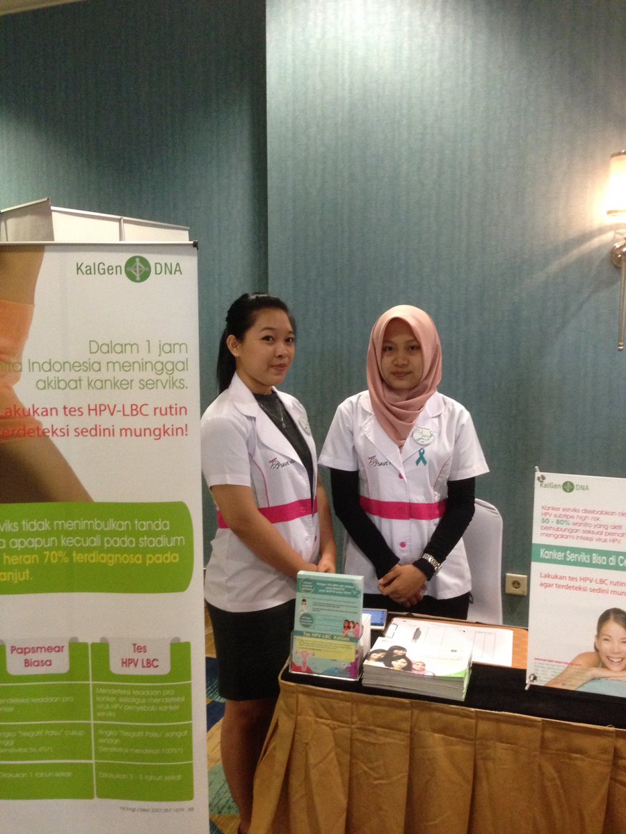 savehercervix's tweet photo. Prevent cervical cancer with routine HPV-LBC test, Information booth at PPEJ evet, Senayan City https://t.co/6hHfoOh1Lb